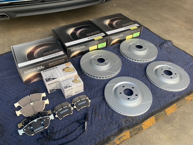 ◇Audi A7スポーツバック [4GCREC] 用品取付 DIXCEL ブレーキパッド 