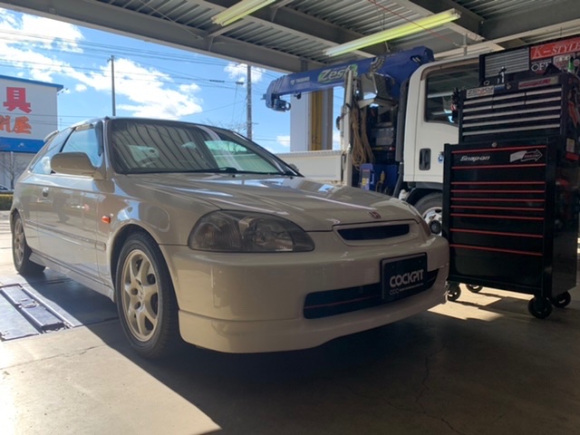 ◇HONDA CIVIC Type-R [EK9] 一般整備 EXEDYレーシングクラッチ