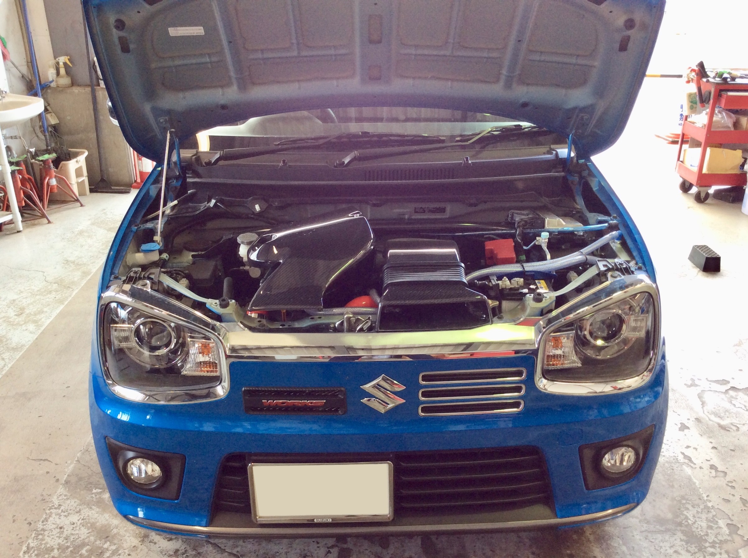 アルトワークス4WD HA36S 車高調取り付けます！ | スズキ アルト
