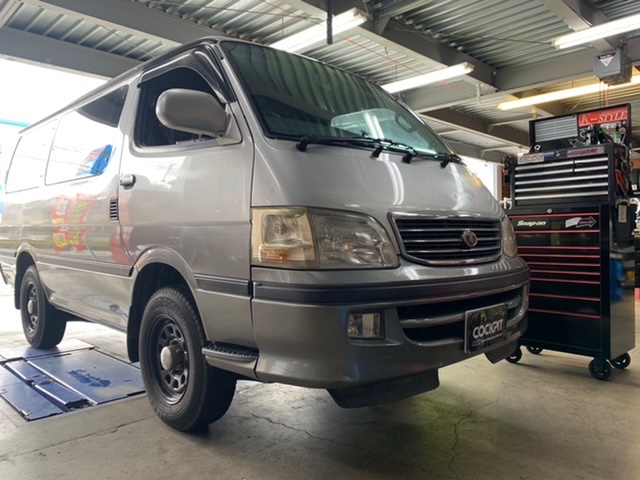◇TOYOTA HIACE [KZH106] 用品取付 SUNAUTO SUNTREX ヒッチメンバー