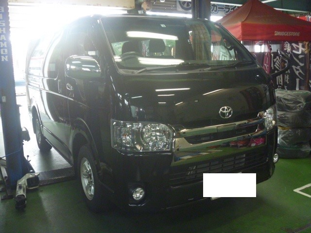 ハイエース バン ワイド 新車外し 足回り リーフスプリング ショック