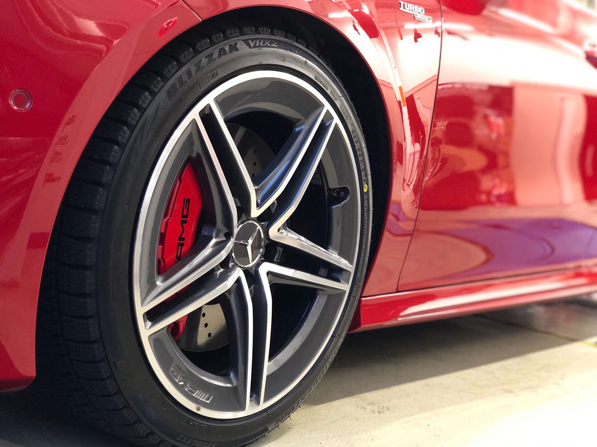新型CLA 45S スタッドレス装着❗️ | メルセデス・ベンツ CLAクラス