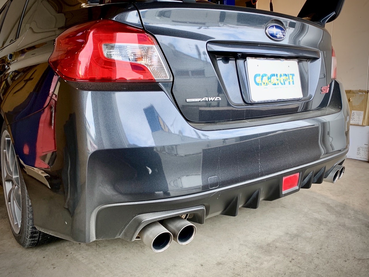 Vab Subaru Wrx Sti Trust Greddy Power Extreme R Hd スバル Wrx Sti 吸 排気系 吸 排気系 マフラー取付 メモらんだむ コクピット 福島 車のカスタマイズにかかわるスタッフより