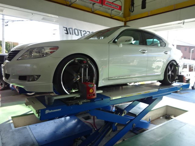 レクサスLS460 極限ローダウン！ | レクサス LS 足まわり