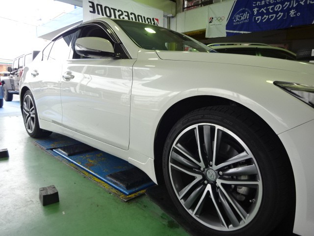 YV37スカイライン 車高調取付け！ | 日産 スカイライン 足まわり