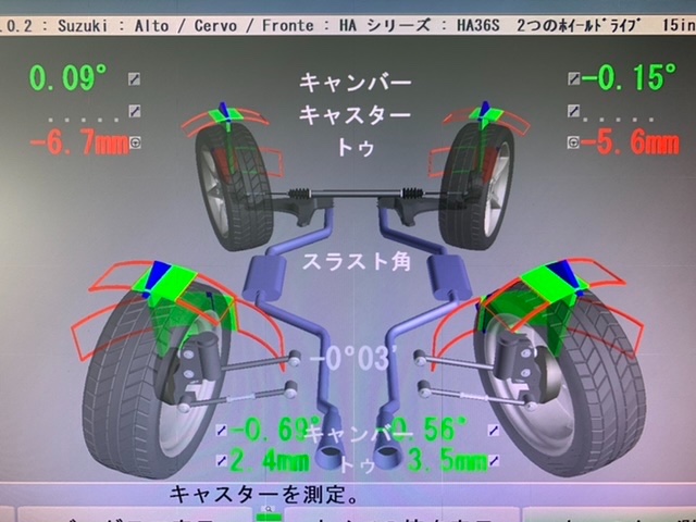 ◇SUZUKI ALTO WORKS [HA36S] TEIN FLEX Z・EDFC Active 取付・4輪