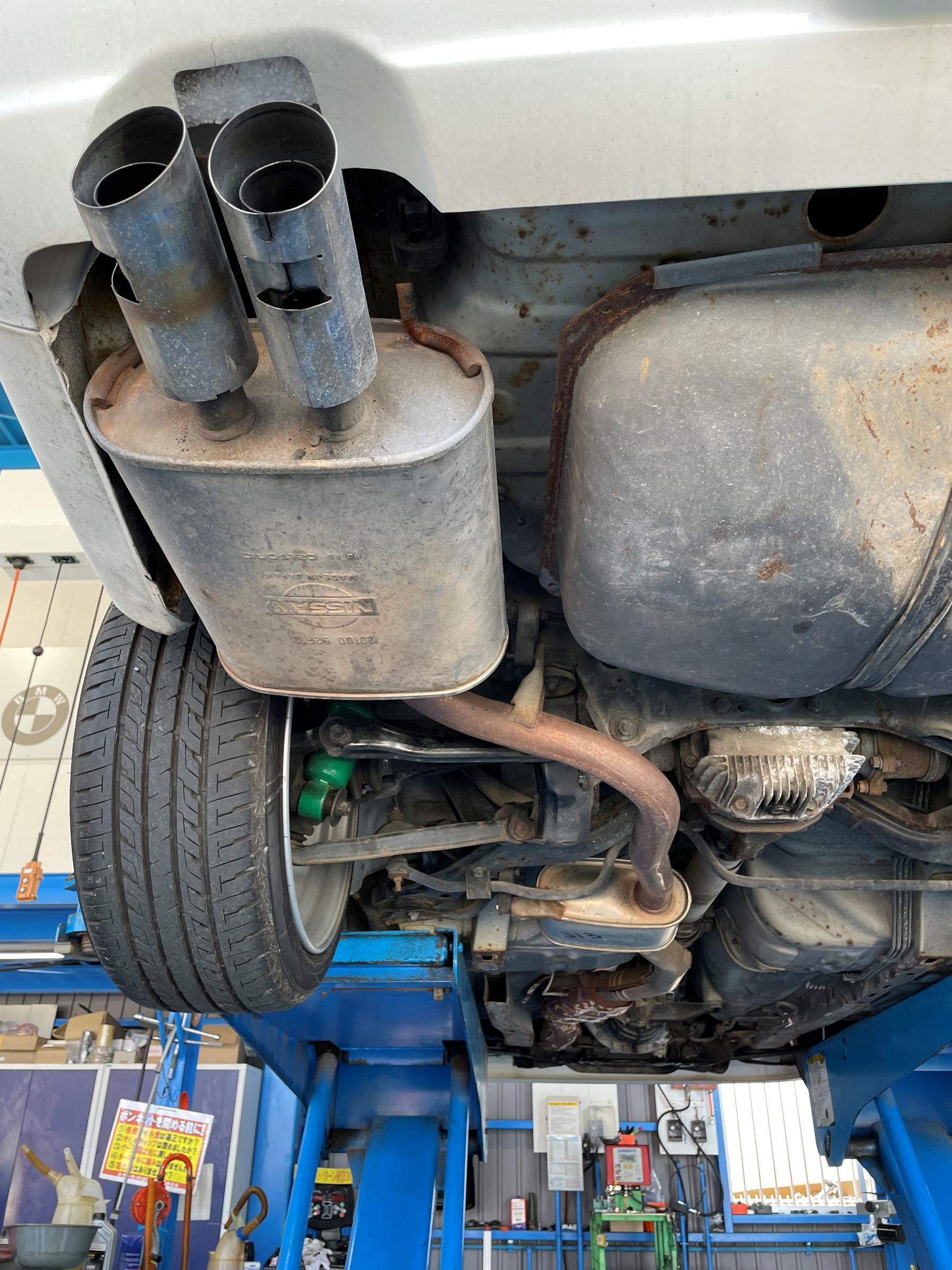 ☆日産 S13 シルビア 柿本 マフラー交換☆ | 日産 シルビア 吸