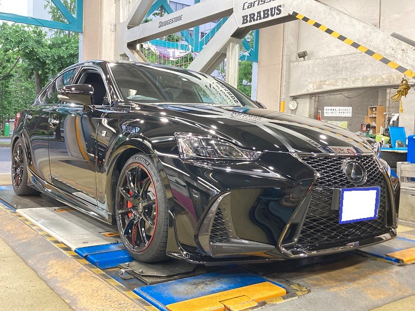 LEXUS IS350 【 ローダウン ＆ アライメント調整 】作業紹介