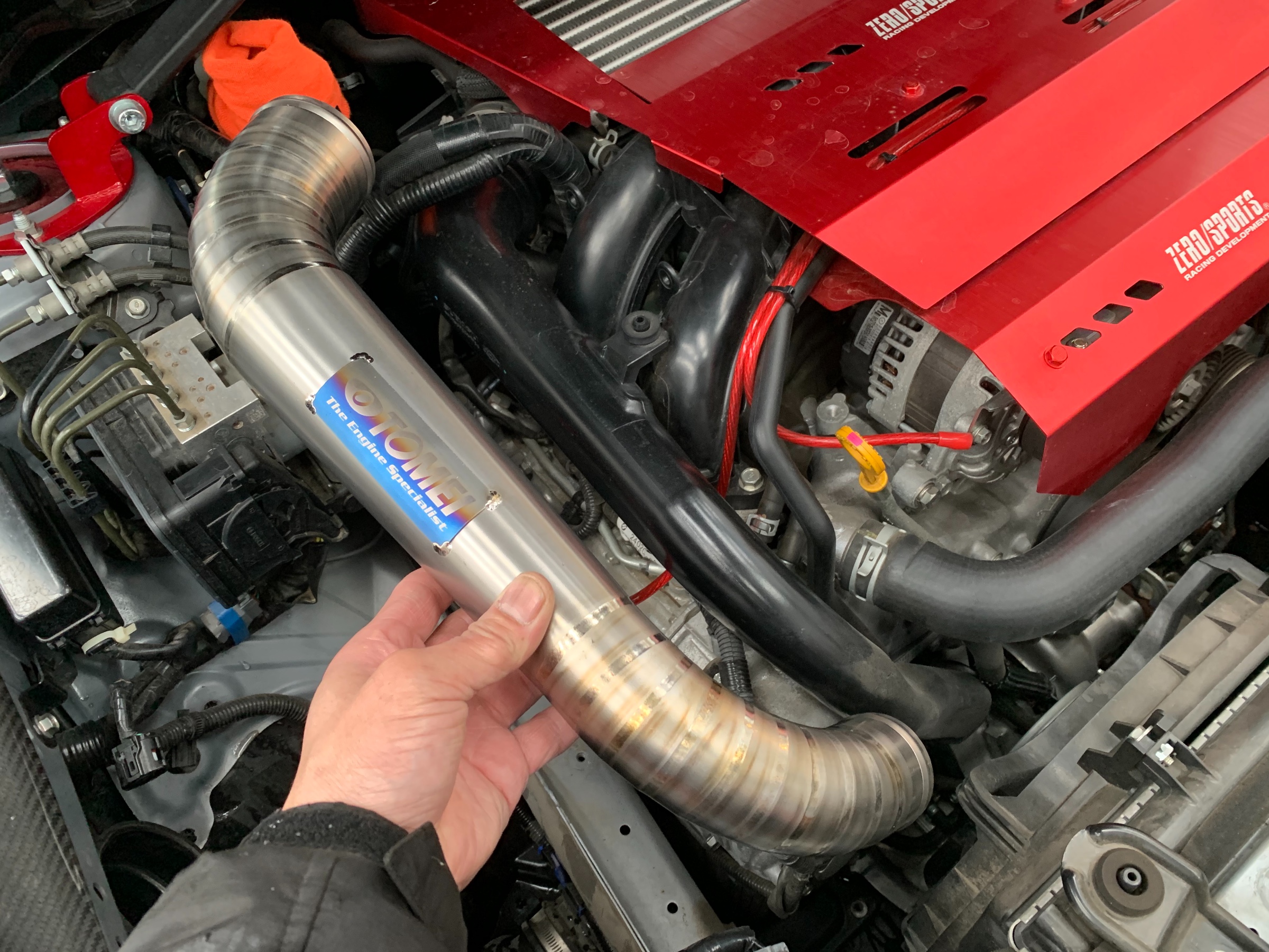 インテークパイプ、ブローオフバルブ Tryforce company ブローオフバルブアダプター付きダイレクト