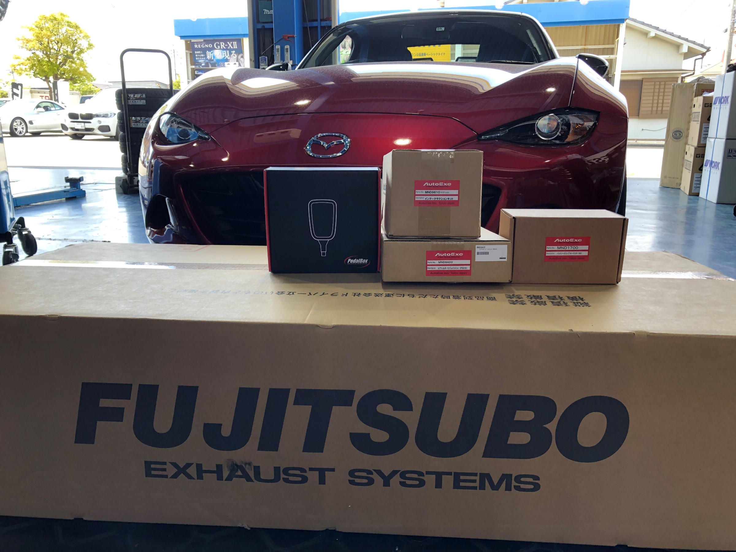☆マツダ ND ロードスター フジツボ オーソライズS 取り付け