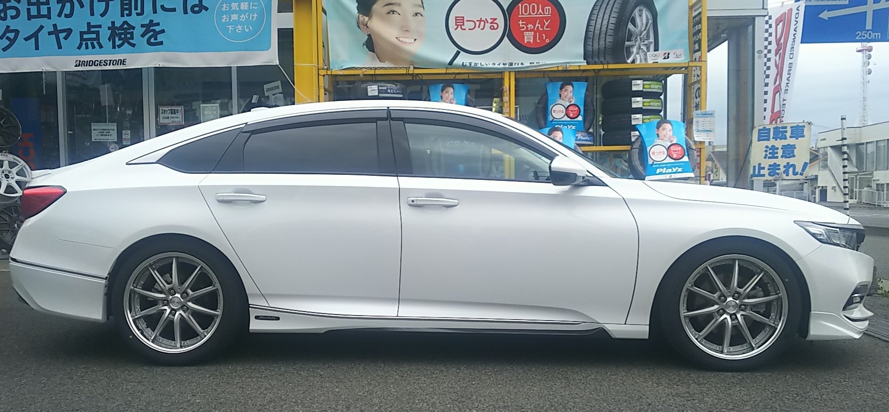 Cv3 Accord Hybrid Regno Work オーナーズカーインデックス カスタマイズカー紹介 コクピット モリオカ お客さまの車高調 ドレスアップ カスタマイズなど加工取付事例車両の紹介