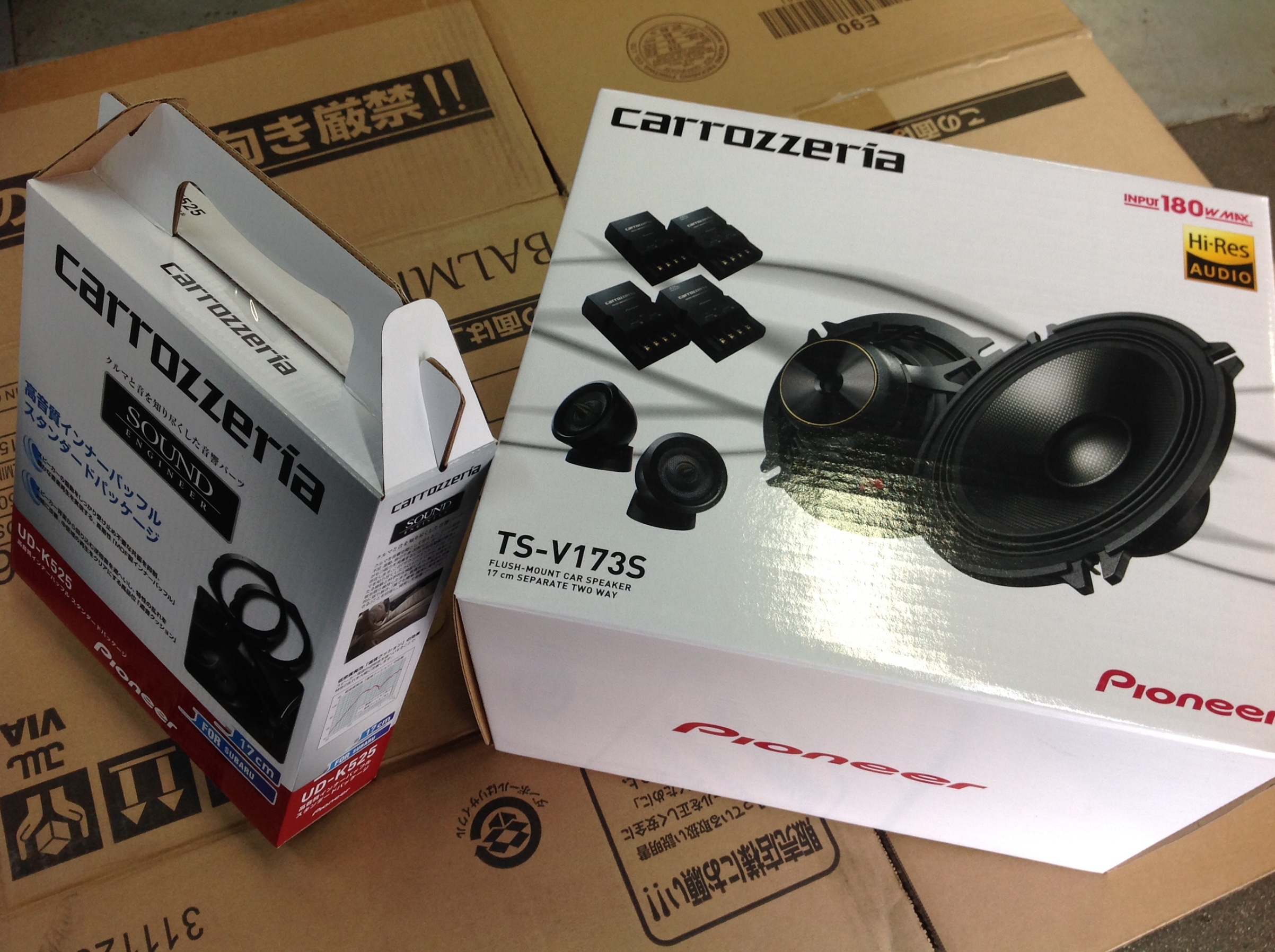 カロッツェリア TS-V173S ＋ UDK-625（インナーバッフル） カロッツェリア TS-V173S ＋ UDK-625（インナーバッフル