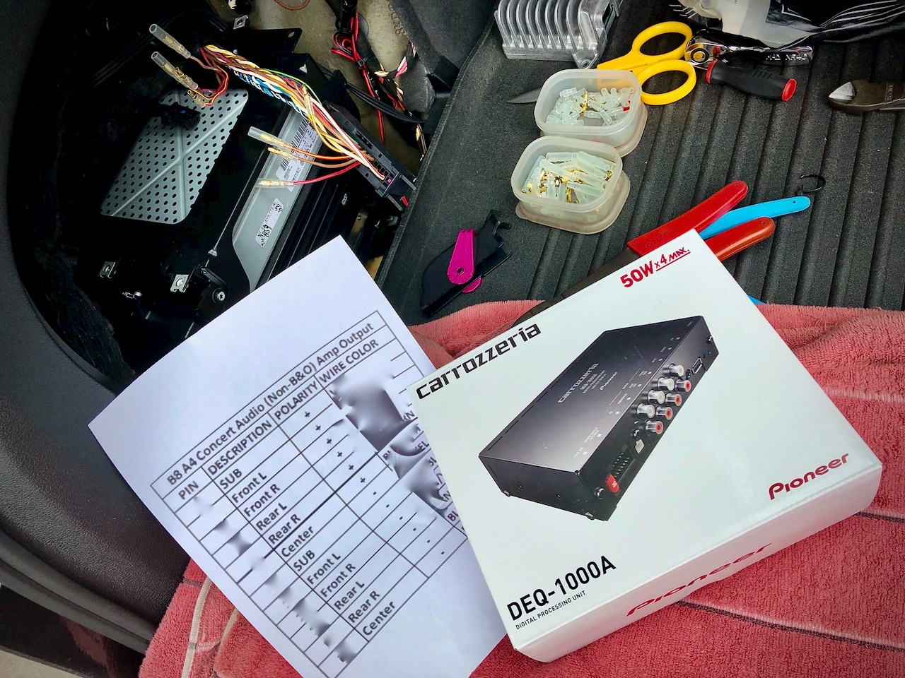 Pioneer DEQ-1000A | アウディ A4アバント AV・カーナビ・ドライブ