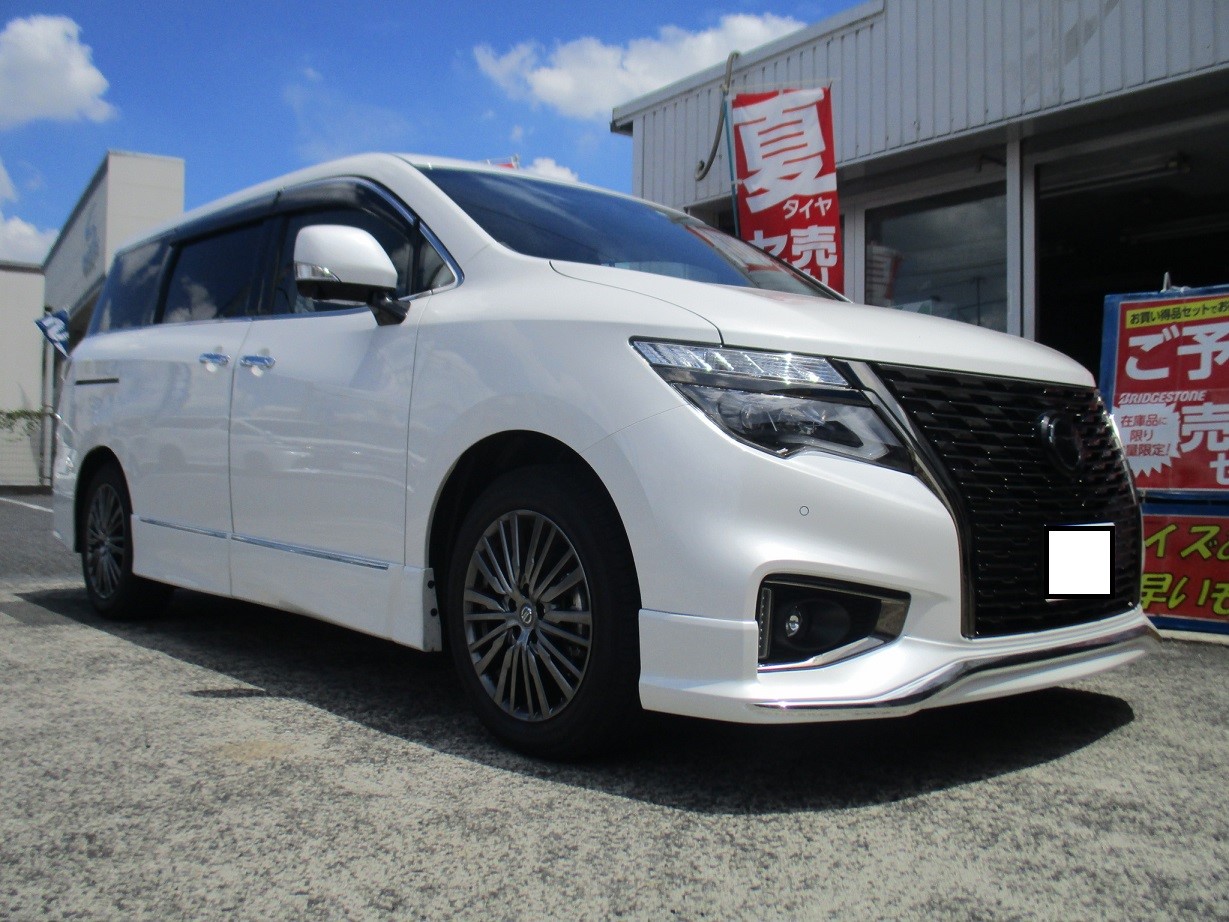 またしても 新車納車前装着 日産 エルグランド 足まわり サスペンション ブレーキ 足まわり サスペンション ブレーキ サスペンションパーツ関連取付 アフターパーツ取り付け事例 コクピット 麻生 お店の得意技紹介