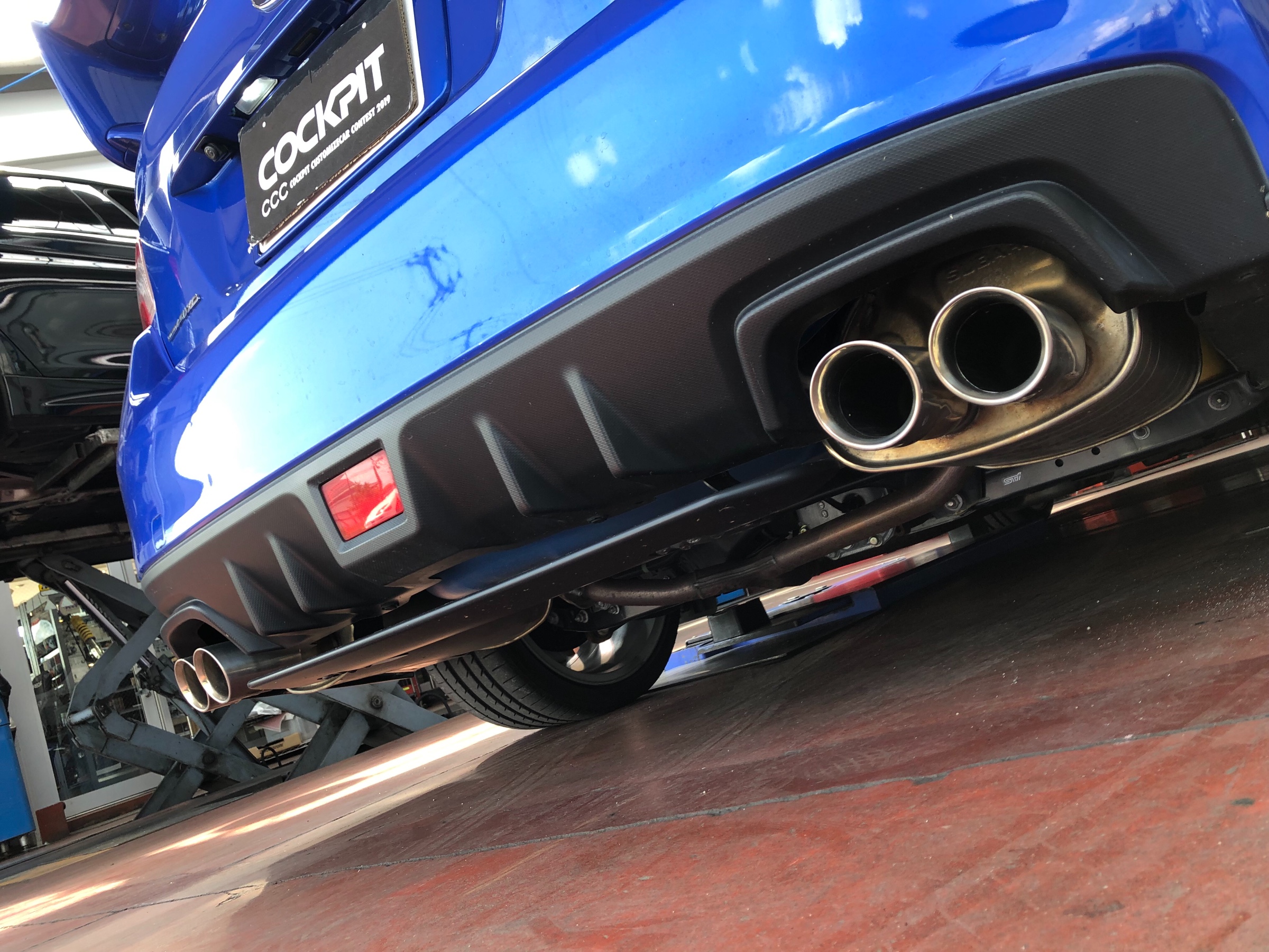 WRX STI HKSマフラー交換《 VAB × HKS ハイパワーSPEC-LⅡ