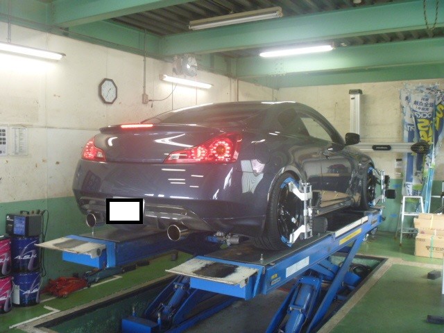 CKV36にAragosta取付＋スーパーアライメント施工☆ | 日産