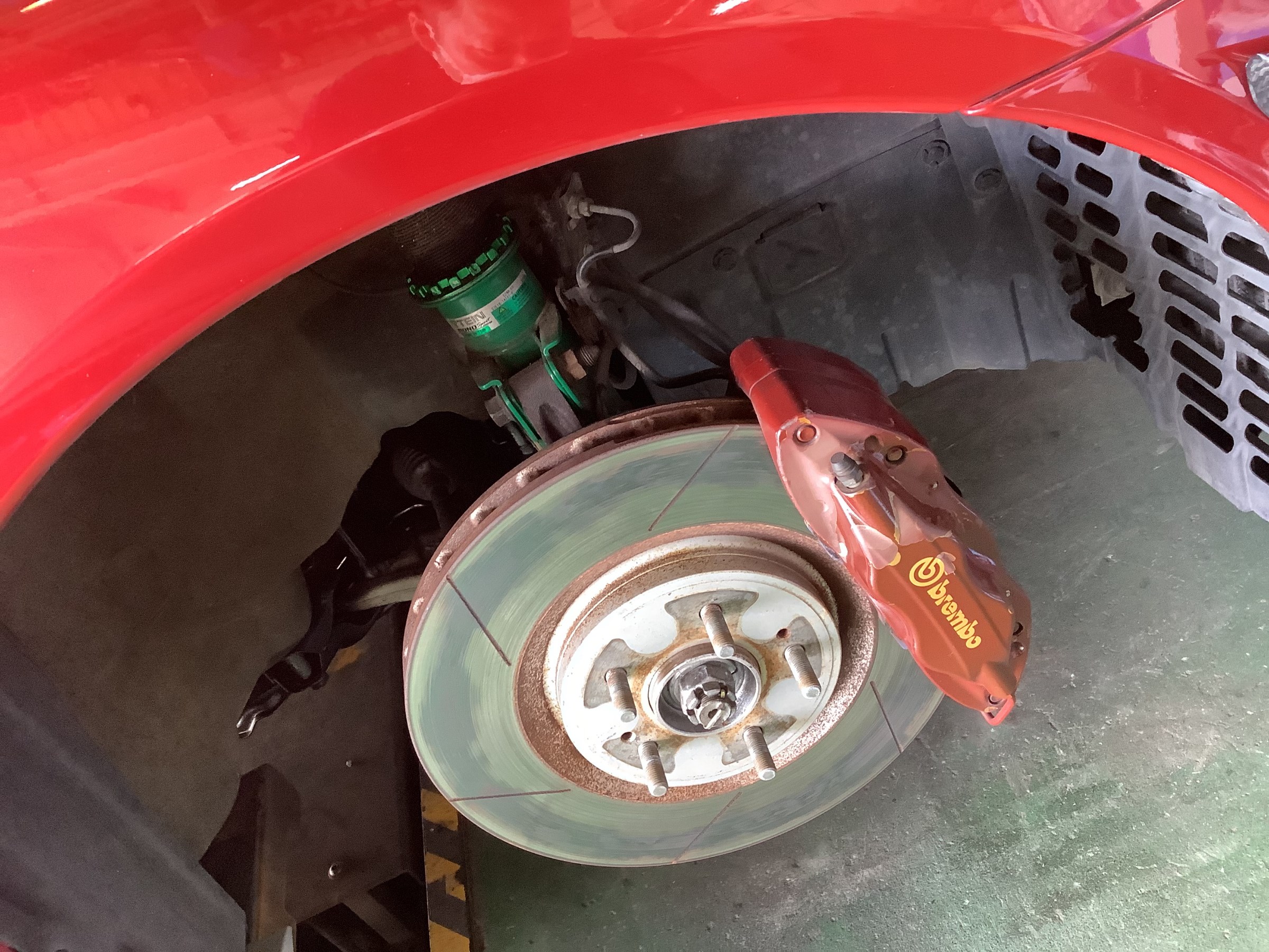 最新アイテム ENDLESS エンドレス ブレーキキット MONO6Sports TA ランサーエボリューション5 6 CP9A 純正ブレンボ