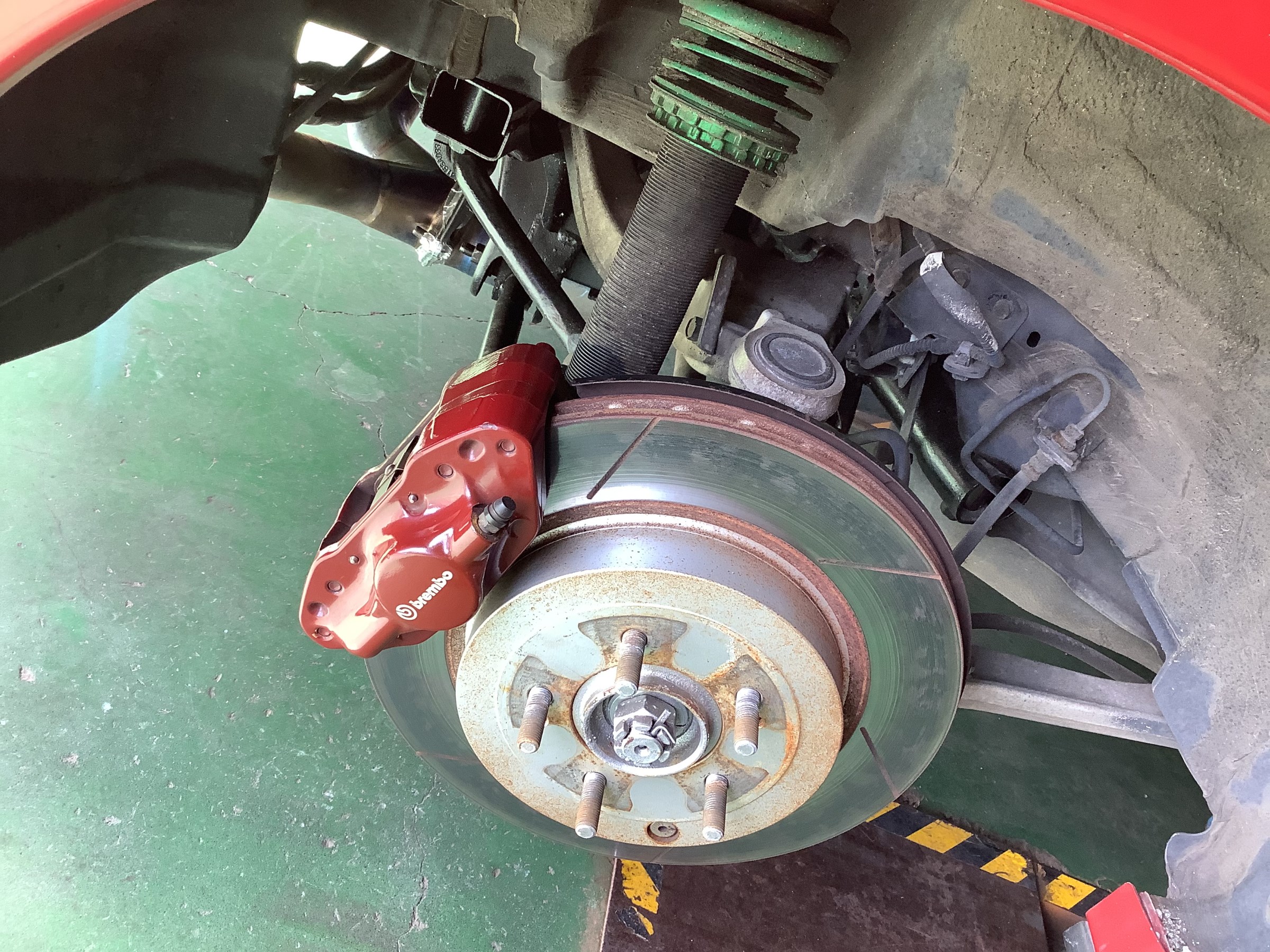 ☆エボX ＋ エンドレス ブレーキキット Racing6☆後編☆ 三菱 ランサーエボリューションX 足まわり（サスペンション・ブレーキ