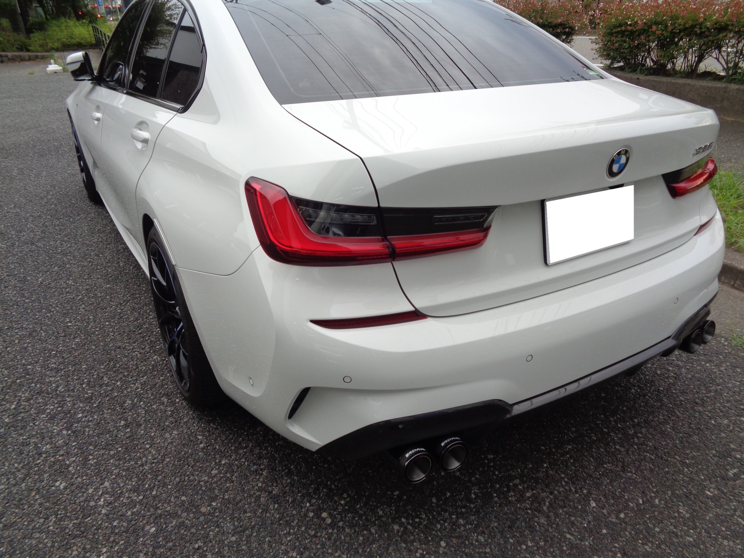BMW 3シリーズ G20 レムスマフラー＆3Dカーボンディフュザー