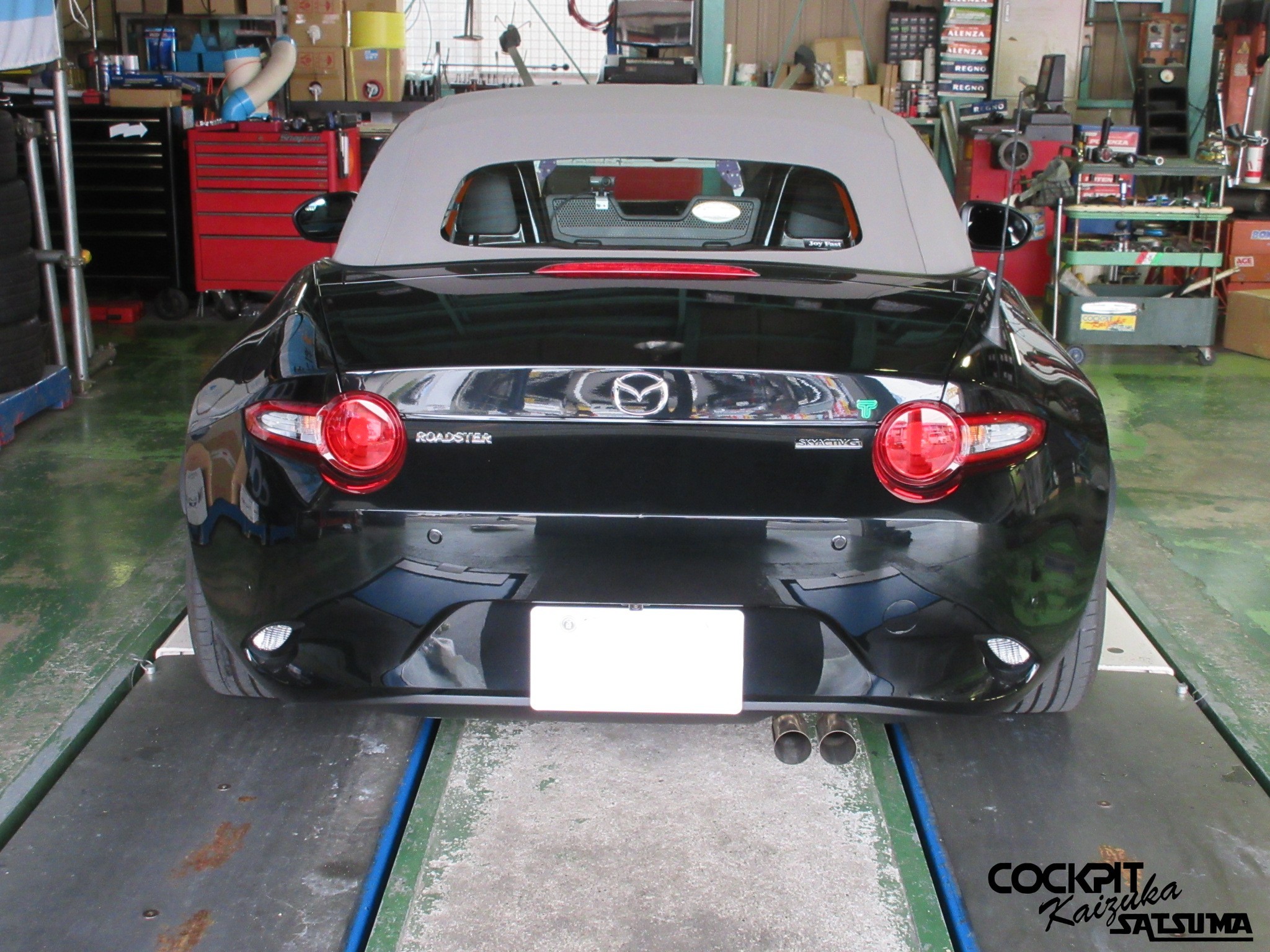 NDロードスターにフジツボオーソライズR取付 | マツダ ロードスター