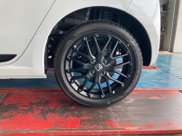 N One Rs Jg3 ローダウン マフラー交換 ホンダ N One 足まわり サスペンション ブレーキ スタッフ日記 コクピット 107 車のカスタマイズにかかわるスタッフより