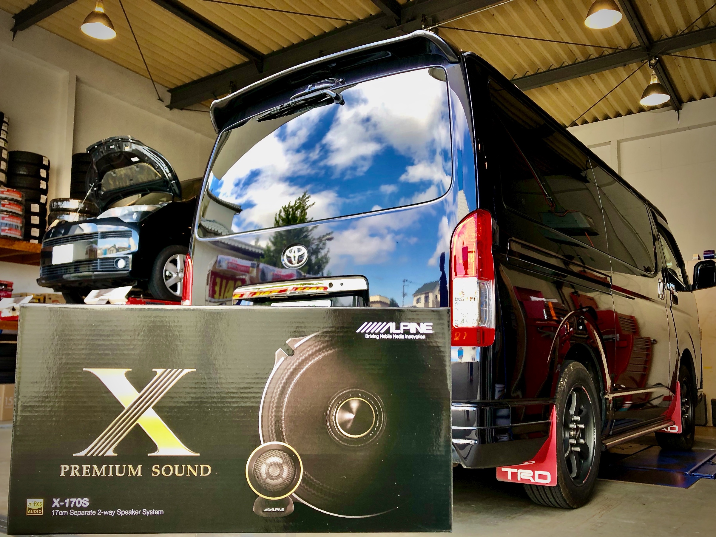 GDHV TOYOTA HIACE 6型 ✖ ALPINE X PREMIUM SOUND XS