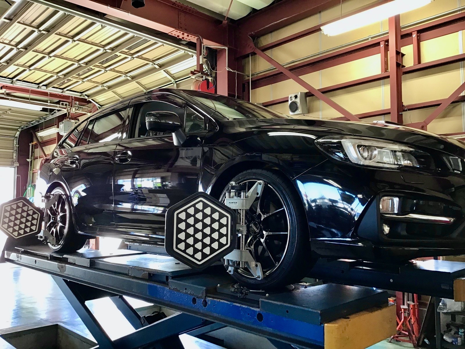 レヴォーグVMG RAYS VOLK RACING G025 × POTENZA S007A