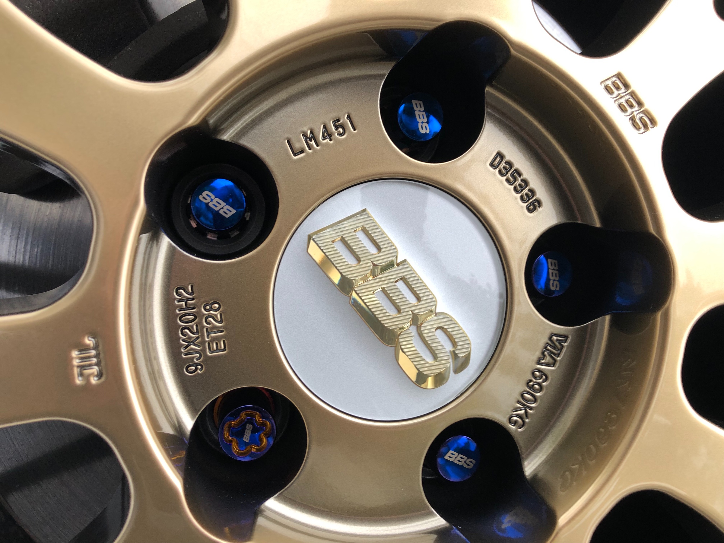 公式の 在庫有 わずか BBS ゴールド インストレーションキット ナット