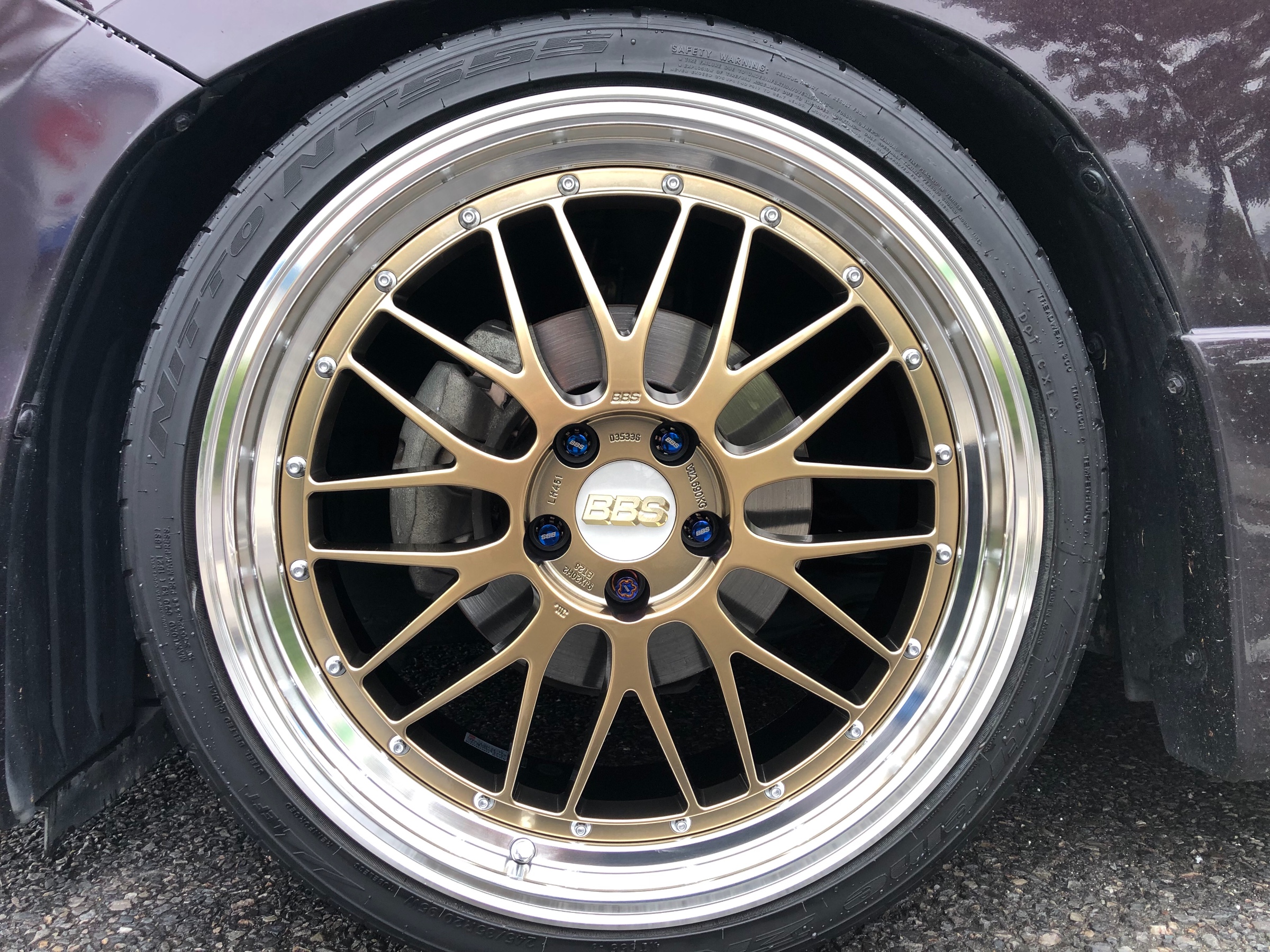 BBS LM ダイヤモンドゴールド × ブラックブライトダイヤカット《限定 