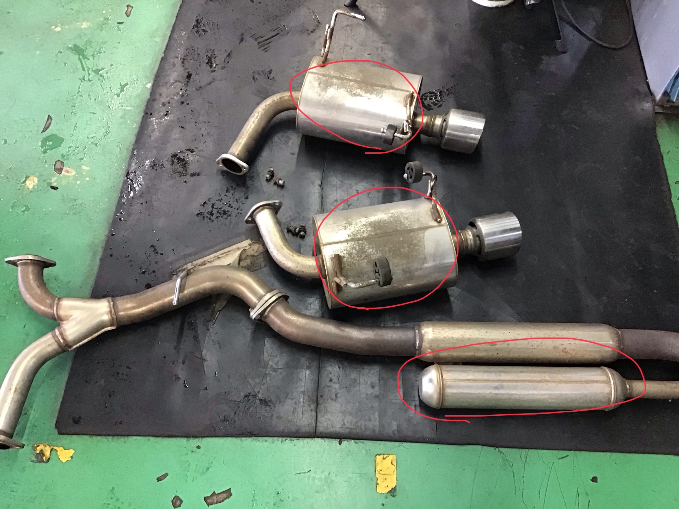 スバル WRX STI マフラー交換 | スタッフ日記 | コクピット北6