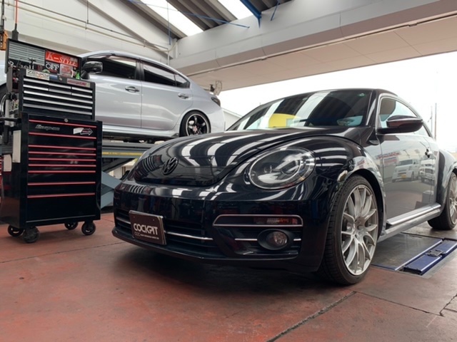 ◇Volkswagen The Beetle [16CBZ] KWサスペンションキット取付