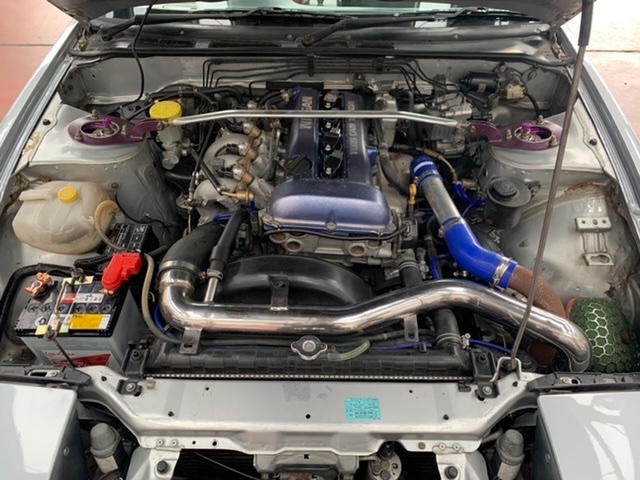 ◇NISSAN 180SX [RPS13] TRUSTオイルクーラー・キット取付