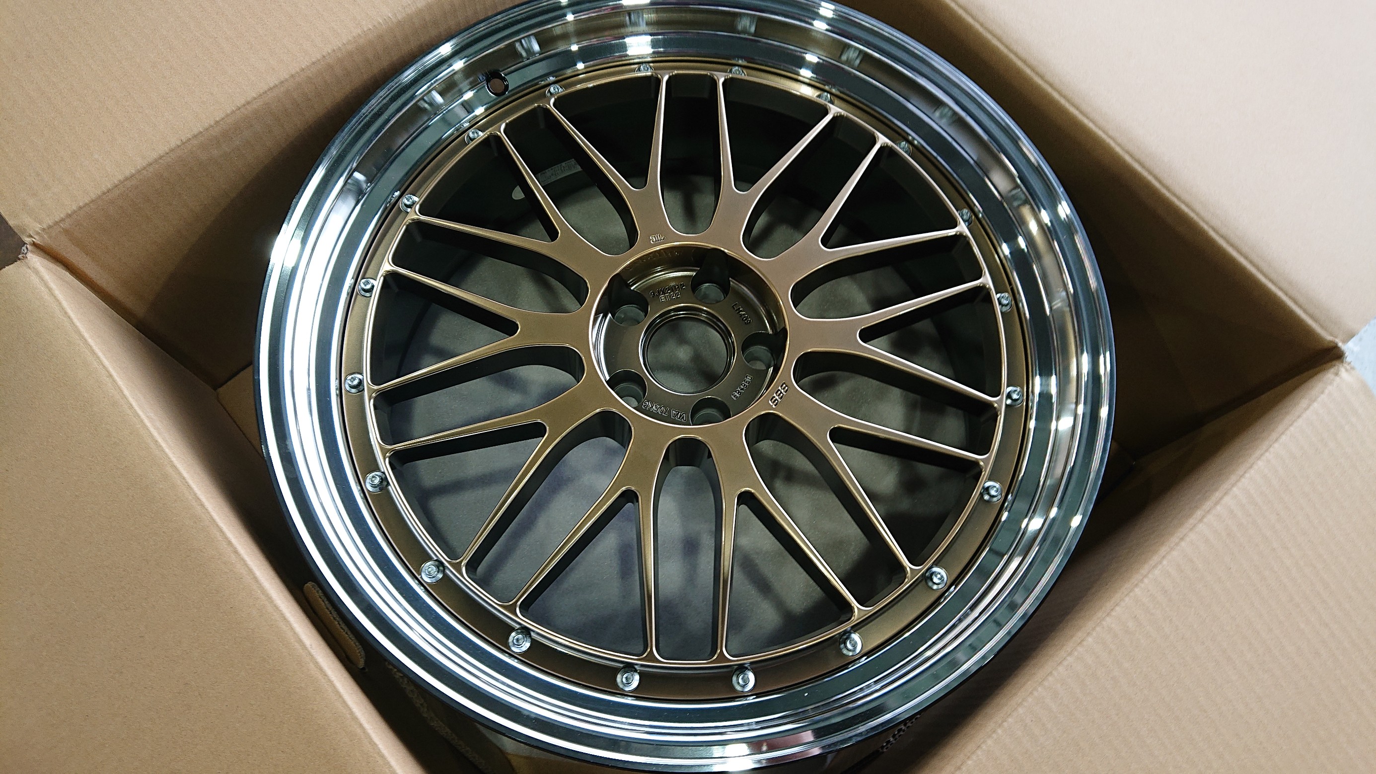 BBS LM 限定モデル ダイヤモンドゴールド × BKBDリム