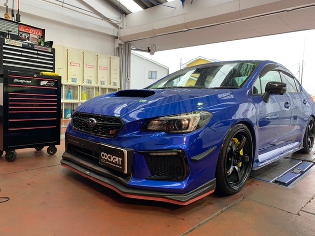 ◇SUBARU WRX STI [VAB] 用品取付作業 STIスカートリップスポイラー ...