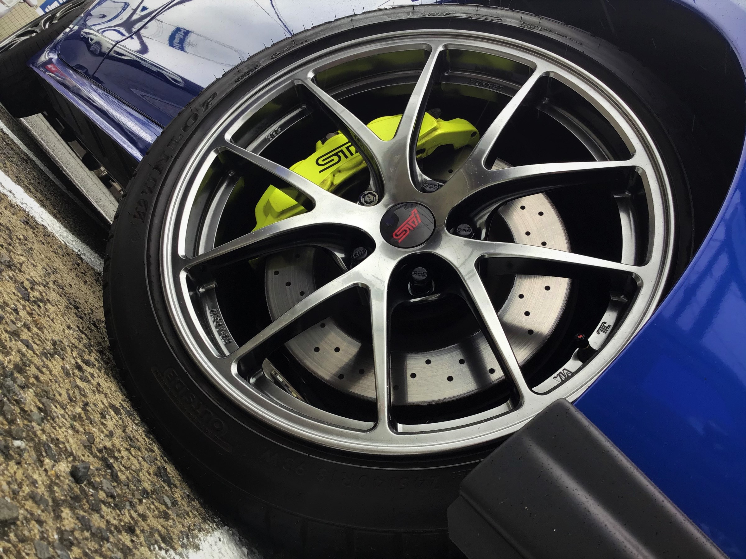 憧れのBBS！！WRX STI アルミホイール交換☆ | スバル WRX STI