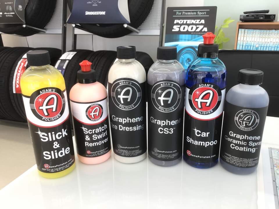 最近話題のカーケアブランド「Adam's Polishes（アダムスポリッシュ）」の取り扱いを開始しました！ | 店長アサコのブログ | コクピット  55 | 車のカスタマイズにかかわるスタッフより