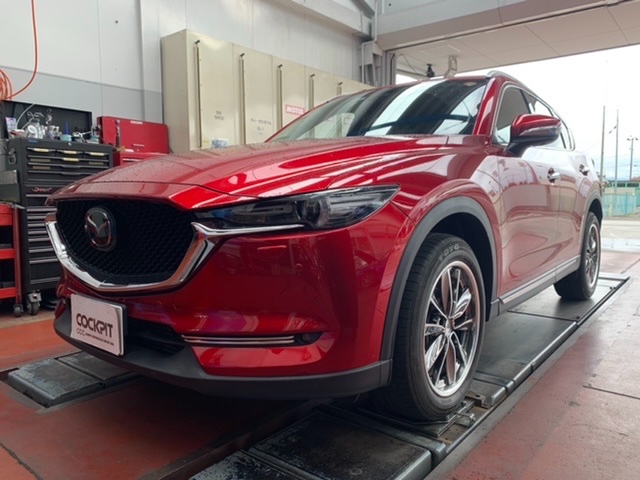◇MAZDA CX-5 [KF2P] TEIN FLEX-Z取付・車高測定・ヘッドライト調整・4