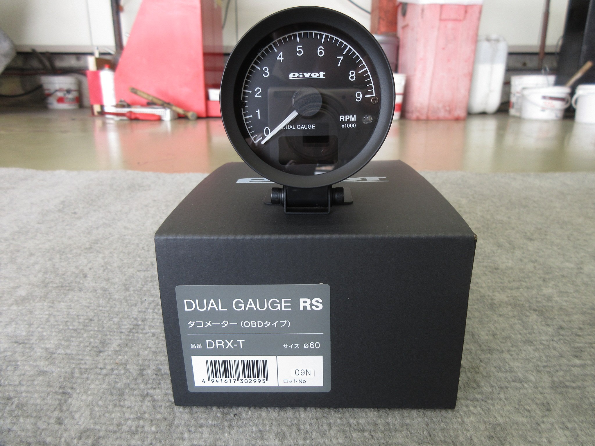 ピボット DUAL GAUGE 胡散臭く RS DRX-T タコメーター OBD接続 