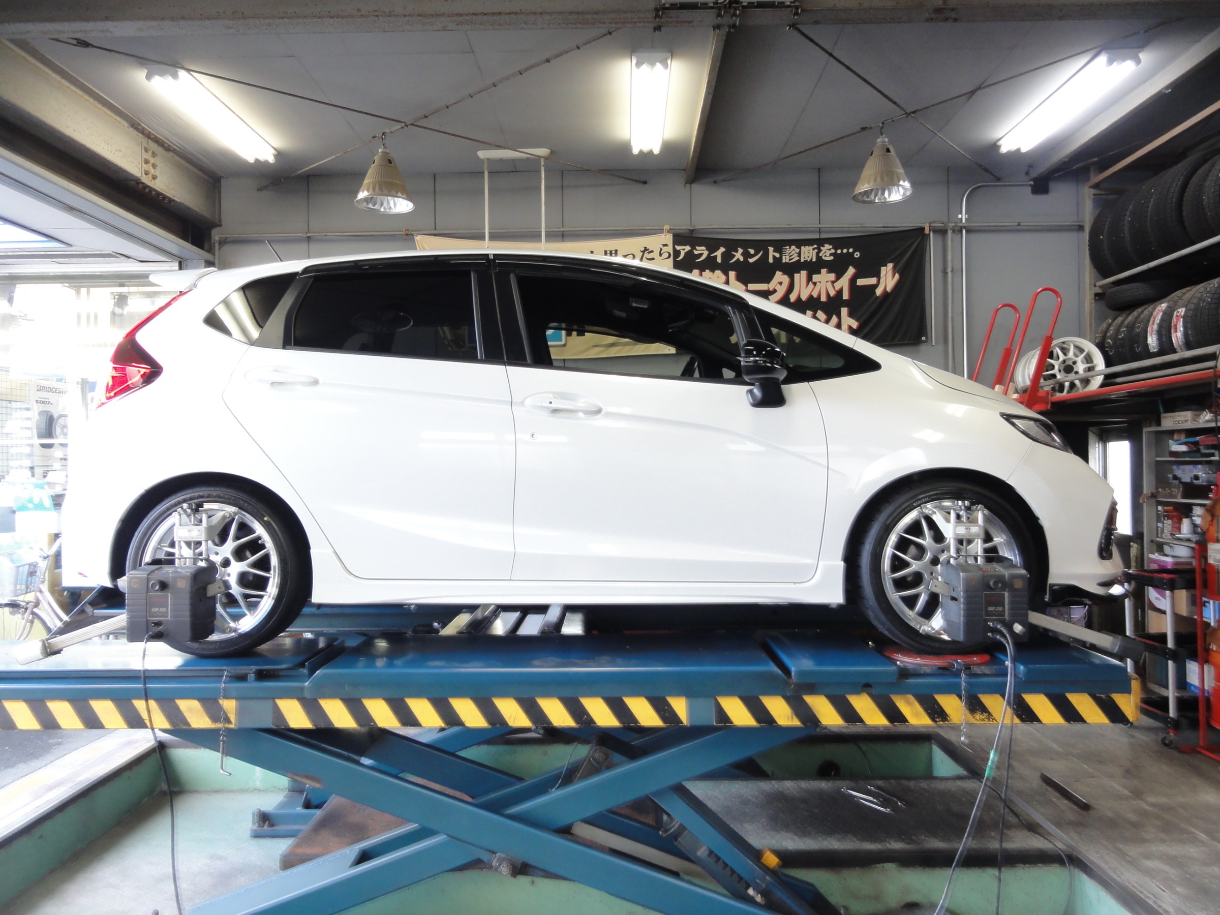 フィット RS（GK5）ブリヂストンタイヤ「ポテンザ：RE-71RS」装着
