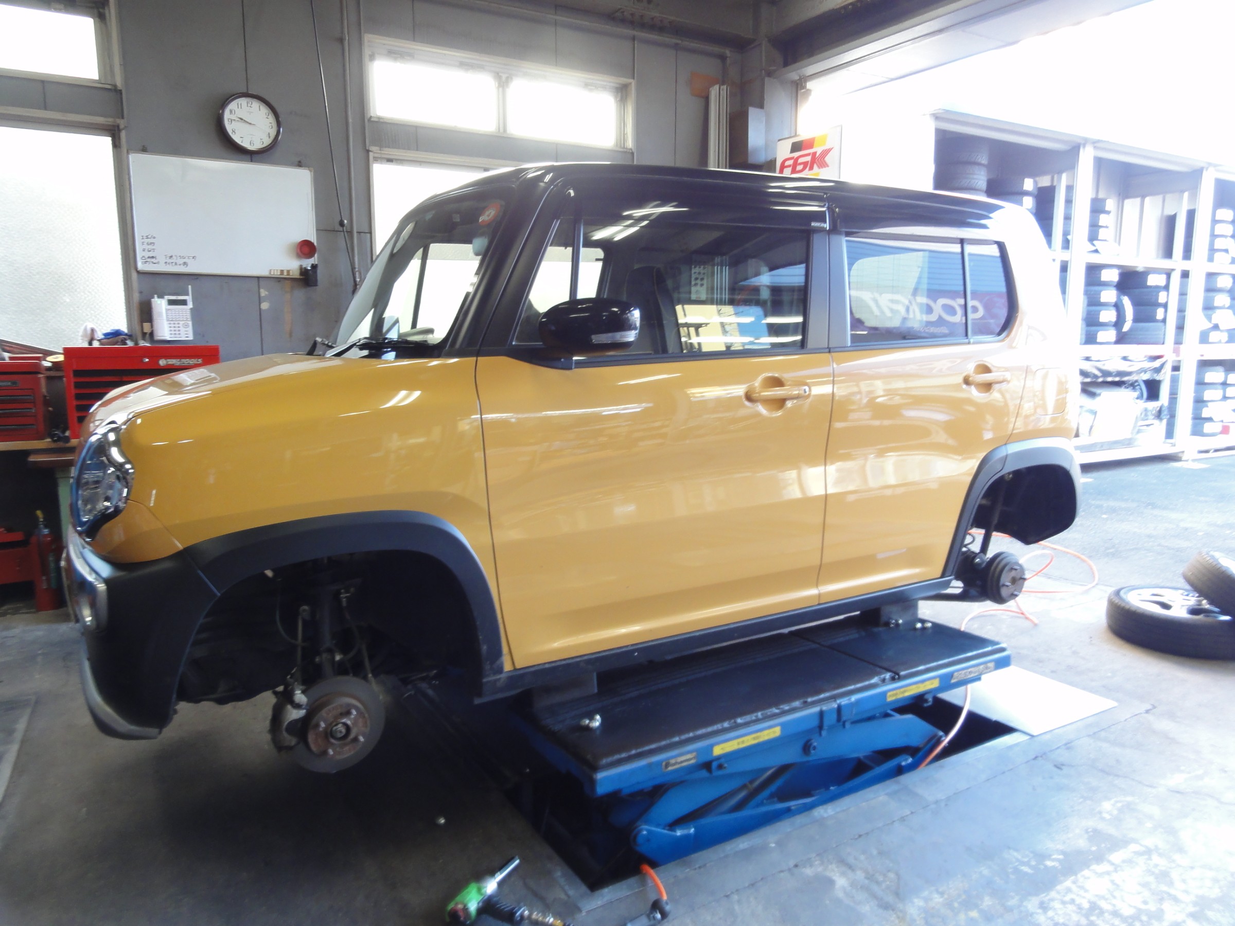 ハスラー（MR41S）ブリヂストンの最新スタッドレス「ブリザック VRX3