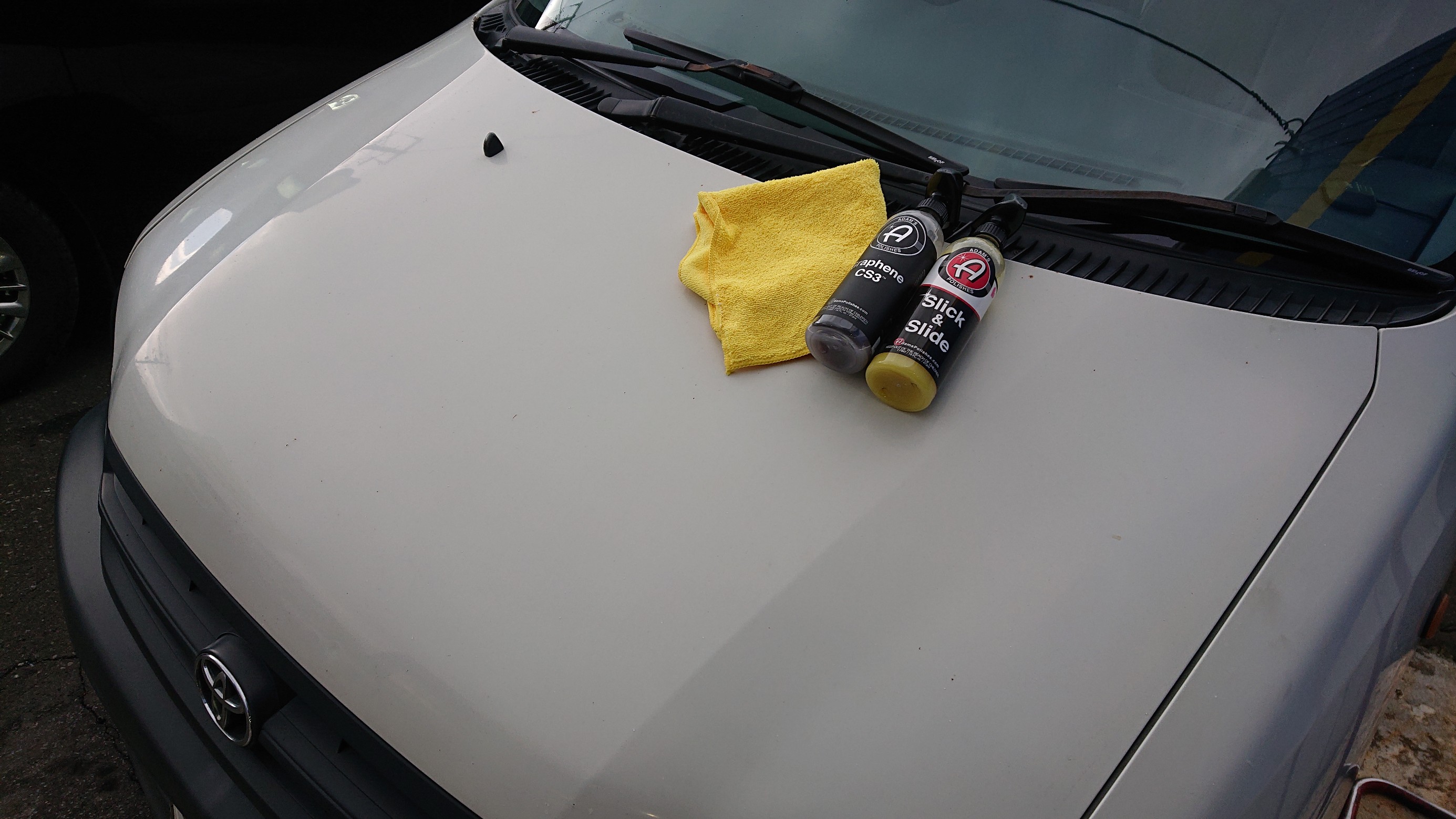 巷で話題のアノ件・・・ アダムスポリッシュ グラフェンCS3 に