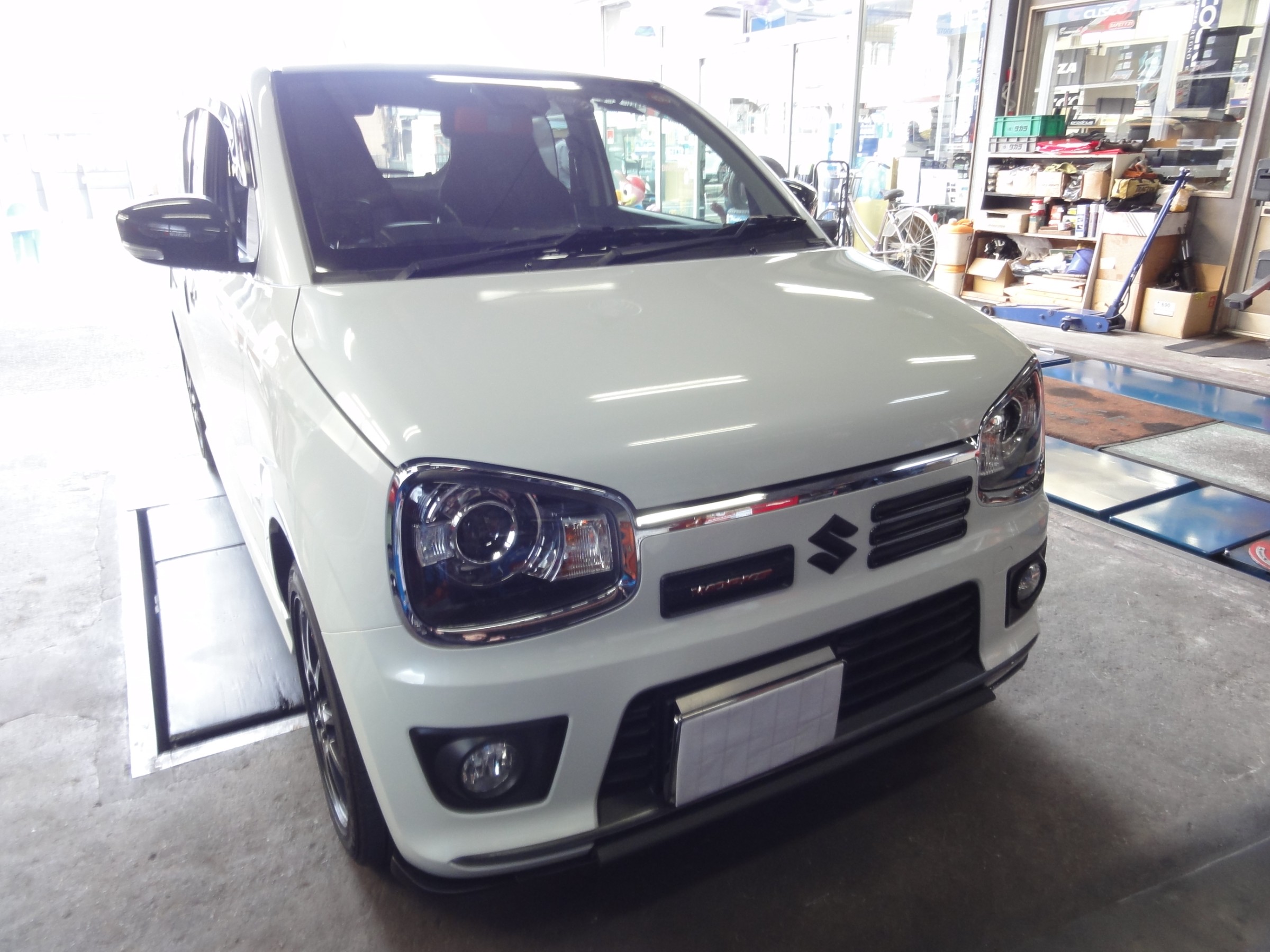 アルトワークス（HA36S：4WD）テイン製車高調「FLEXｰZ（フレックス