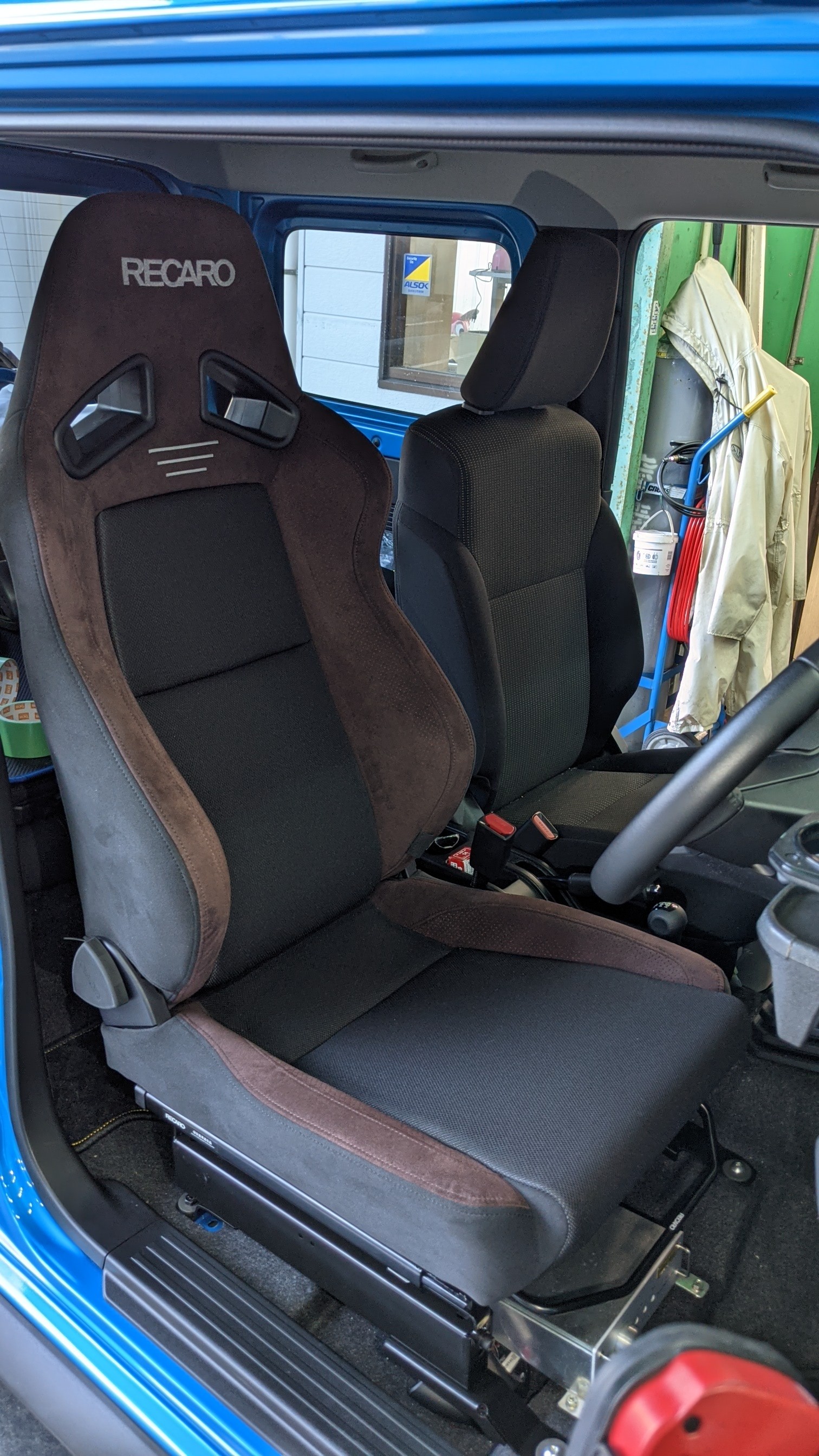 スズキ純正レカロ シートヒーター付き keiワークス JB23