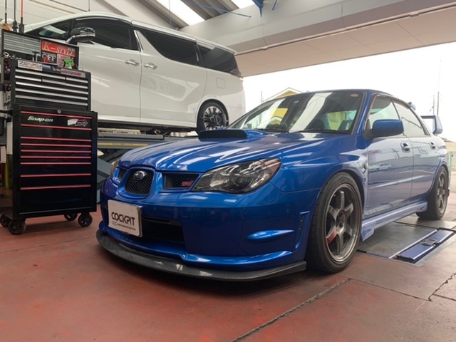 ◇SUBARU IMPREZA WRX STI [GDBF] 用品取付 STI エンジン
