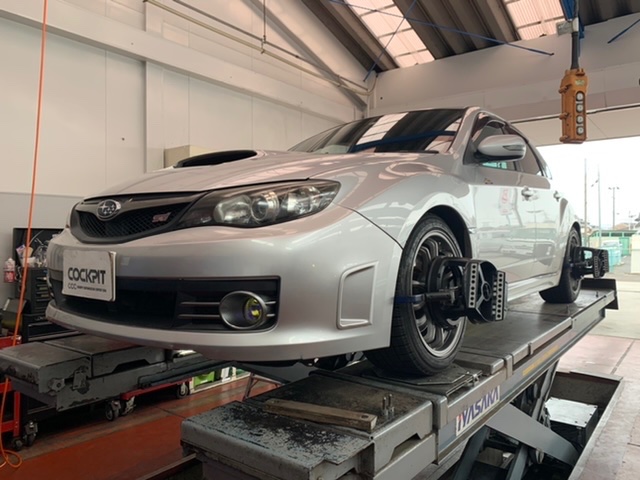 ◇SUBARU IMPREZA [GRB] ENDLESS MX72PLUS リアブレーキパッド交換・4