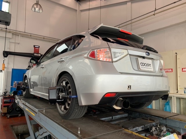 ◇SUBARU IMPREZA [GRB] ENDLESS MX72PLUS リアブレーキパッド交換・4
