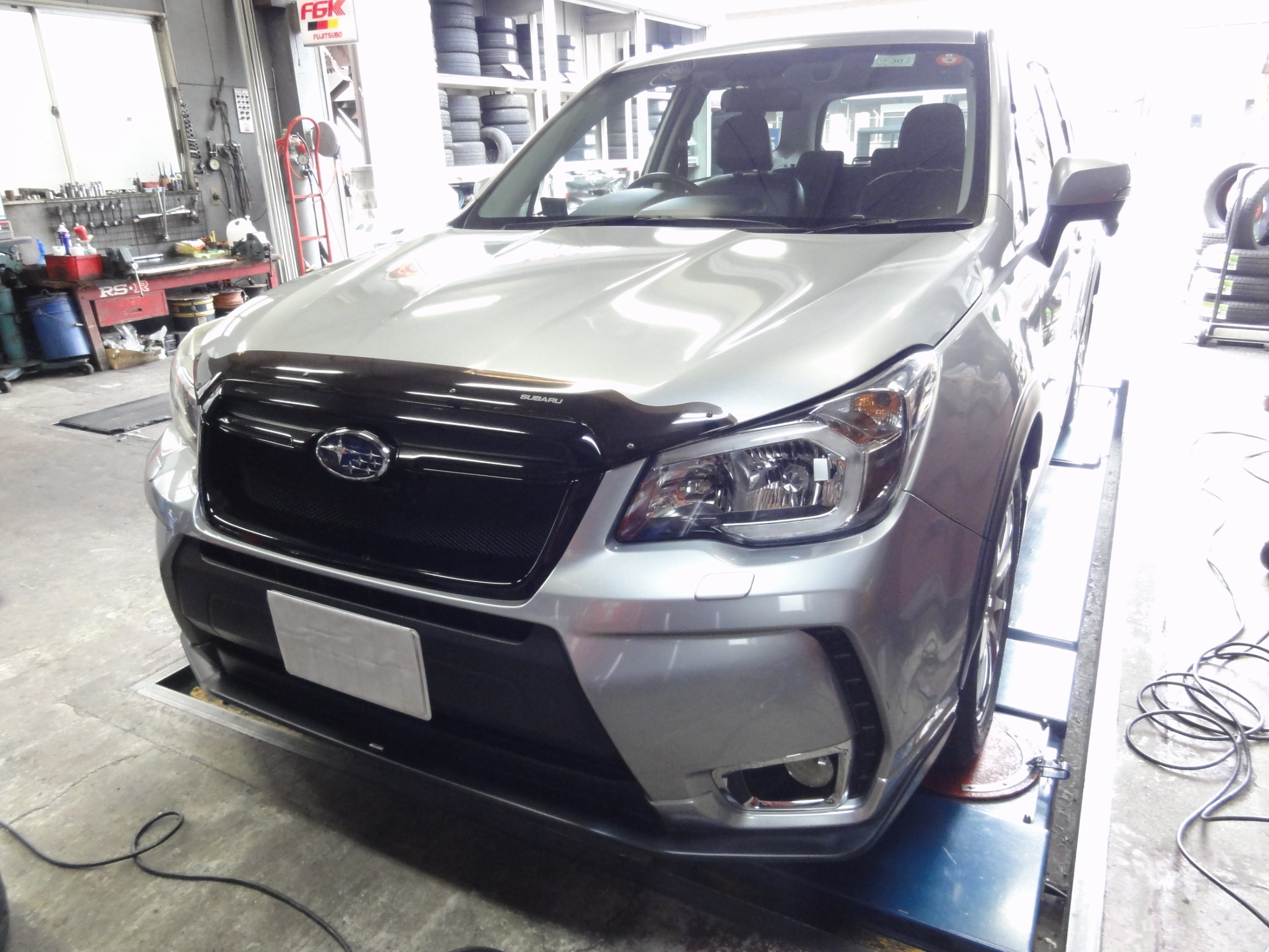 フォレスター Sjg アライメント測定 調整 スバル フォレスター ホイール 4輪トータルアライメント測定 調整 作業日誌 コクピット 川越 お店の得意技紹介