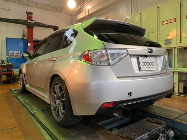 ◇SUBARU IMPREZA [GRB] ENDLESS MX72PLUS リアブレーキパッド交換・4
