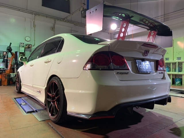 ◇HONDA CIVIC [FD2] 修理作業 クランクプーリー交換・ウォーターポンプ交換・サーモスタット交換・オートテンショナー交換・ファンベルト交換・Defiセンサーハーネス交換◇  ホンダ シビック スタッフ 日記 コクピット 荒井 車のカスタマイズにかかわるスタッフより