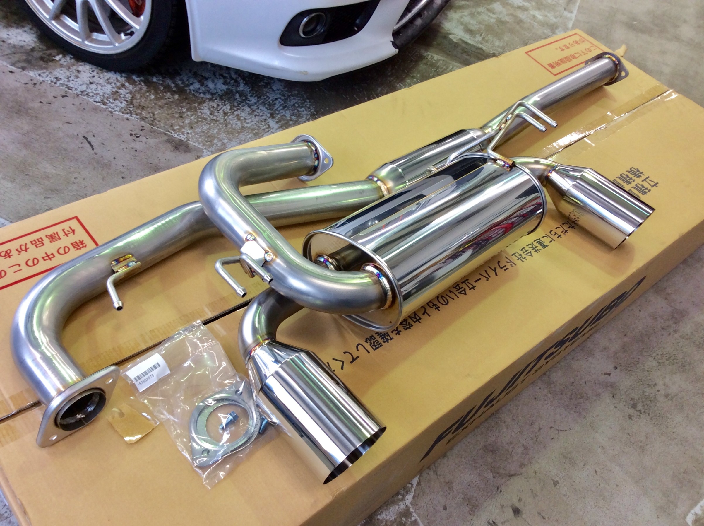 EVO Tune ランサーエボリューションX CZ4A シングル仕様 触媒後交換タイプ | マフラー、エアロパーツ、サスペンションの開発・製造「GP  SPORTS」